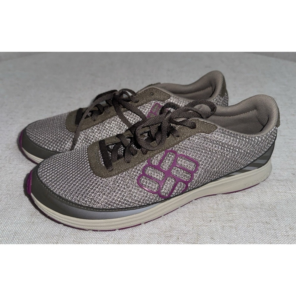 NEW Women's Columbia Techlite Purple Taupe Tennis‎ Athletic Running Shoes 9.5